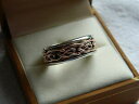 【送料無料】ネックレス シルバーウェールズゴールドメンズリングサイズclogau silver amp; welsh gold mens annwyl ring...