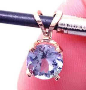 【送料無料】ネックレス タンザナイトソリッドkktホワイトゴールドペンダント080ct genuine tanzanite solid 14k 14kt white gold pendant free shipping