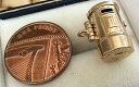 【送料無料】ネックレス ビンテージゴールドポストマンポストボックスペンダントold vintage full hallmarked heavy 9ct gold postman in post box pendant
