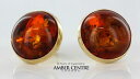 【送料無料】ネックレス イタリアドイツバルトスタッドボルトゴールド¥イヤリングitalian made german baltic amber stud ear...