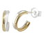 ̵ۥͥå쥹Сɥաץ󥰥ɥlinks of london 2020 hoop earrings in silver and 18ct gold