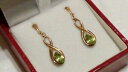 【送料無料】ネックレス ビンテージビクトリアゴールドオリーブグリーンペリドットドロップイヤリングvintage victorian 9ct gold olive green peridot gemstone dropdangle earrings***(4)