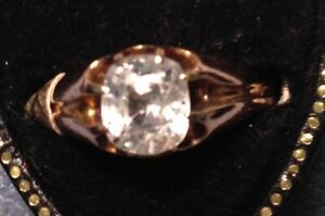 【送料無料】ネックレス　ヴィンテージゴールドホワイトサファイアリングサイズvintage 9 ct gold white sapphire ring size l 12 5 78