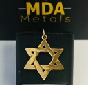 ネックレス　イエローゴールドデイヴィッドペンダント9ct yellow gold ‘star of david’ pendant