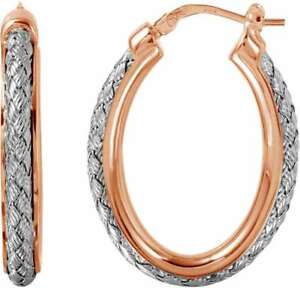 【送料無料】ネックレス シャルルガルニエノーマメッキスターリングシルバーフープイヤリングcharles garnier norma oval rosegoldplated amp; sterling silver hoop earrings