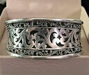 【送料無料】ネックレス　ヒルスターリングシルバーカフブレスレットインチlois hill engraved sterling silver womans cuff bracelet 725 inches minty