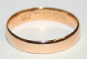 【送料無料】ネックレス 4mm22ctゴールド190203サイズポンドladies antique 22ct gold 4mm wide wedding ring circa 190203 size l