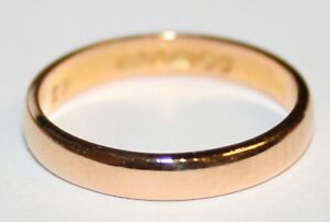 楽天hokushin【送料無料】ネックレス　ヴィンテージゴールドリングサイズvintage 22ct gold wedding ring from the 1950ss 3mm wide size j