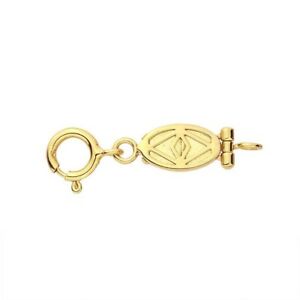 【送料無料】ネックレス　ktイエローゴールドクラスプコンバータネックレスエクステンダーデザイン