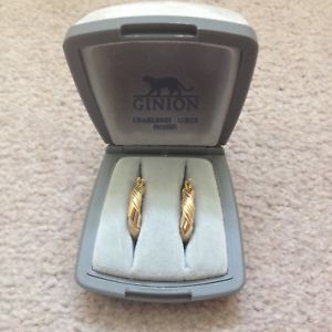 【送料無料】ネックレス　ゴールドフープ18ct gold hoops 4g(4)