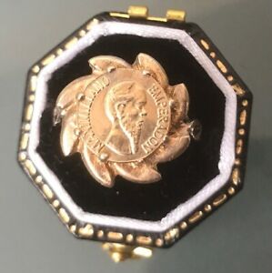 【送料無料】ネックレス　ビンテージコインリングゴールドサイズコインvintage coin ring 9ct gold womens size j weight 19g hallmarked coin dated 1865