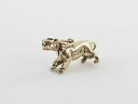 【送料無料】ネックレス イエローゴールドヘッドペンダント14k yellow gold 3 d wild cat panther moveable head c...