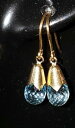 【送料無料】ネックレス ジェインズソリッドゴールドトパーズイヤリングカットドロップ jaynes gems 5ct briolette cut blue topaz drop earring set in 9k solid gold