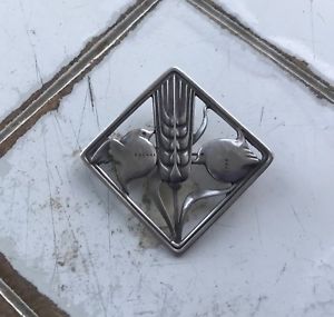 【送料無料】ネックレス　アールデコスターリングシルバーダブルブローチゲオルクイェンセンrare art deco sterling silver double bird brooch georg jensen no 250