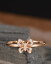 ̵ۥͥå쥹㥹ȥХե饤kɥ饦ɥåȥgorgeous little butterfly 14k rose gold round cut beautiful ring