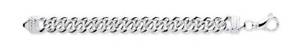 【送料無料】ネックレス　スターリングシルバーリンクブレスレットsterling silver hollow link bracelet