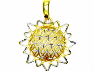 【送料無料】ネックレス ペンダントゴールドサンpendant gold 18kt sun