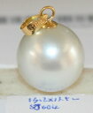 【送料無料】ネックレス ×サウスシーパールペンダント18k soild gold 135×132mm aus south sea pearl pendant