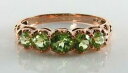 【送料無料】ネックレス ローズゴールドペリドットアールデコインリングフリーサイズdivine 9k 9ct rose gold aaa peridot eternity art deco ins ring free resize