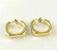 ̵ۥͥå쥹顼ɥաץ󥰥եbeautiful 14ct 2 colour gold hoop earrings full british hallmark