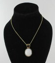 【送料無料】ネックレス イエローゴールドカボションオパールペンダントhallmarked 9ct yellow gold cabochon opal penda...