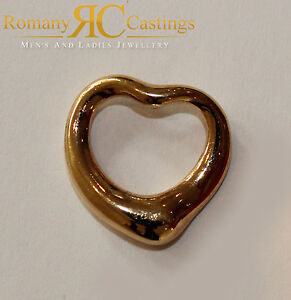 ネックレス　ゴールドレディースペンダントグラム9ct gold ladies large heart free following pendant 65 grams stamped 375