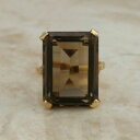 yzlbNX@NI[c9ctCF[S[hTCYm12smokey quartz 9ct yellow gold ring size m 12