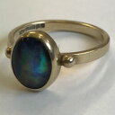 yzlbNX@Be[W9ctCF[S[hIp[OTCYl121981vintage solid 9ct yellow gold single stone opal triplet ring size l12 1981