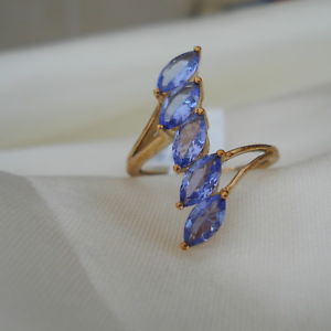 【送料無料】ネックレス　250ctaaタンザナイトリング250ct beautiful marquise aa tanzanite gold ring
