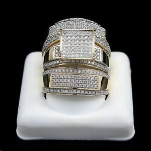 ネックレス　ラウンドエンゲージメントトリオセットイエローゴールド134 ct round dvvs1 engagement bridal wedding trio set 9ct 9k yellow gold over