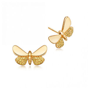 【送料無料】ネックレス　020 ctピアスイヤリング14kイェローゴールド020 ct citrine gemstone butterfly stud earrings solid 14k yellow gold jewelry