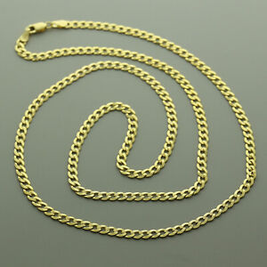 楽天hokushin【送料無料】ネックレス　9ctイタリア203mmrrp250r1 hallmarked 9ct gold italian bevelled curb chain 20 3mm rrp 250 r1