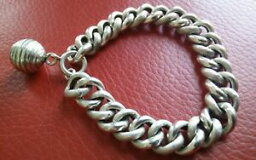 【送料無料】ネックレス　ブレスレットソリッドシルバーパンチbracelet solid silver sts hollowfibre 50s 50s punches