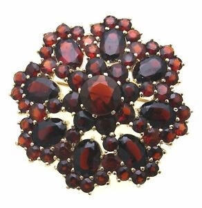 【送料無料】ネックレス　ブローチシルバーガーネットブローチスターリングシルバーレディースbrooch m granat silver 925 garnet brooch xxl sterling silver ladies