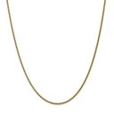 【送料無料】ネックレス　1mm14kイェローゴールドspigaチェーンwピストンリング163014k yellow gold 1mm solid polished spiga chain w spring ring clasp 16 30