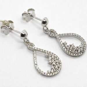 【送料無料】ネックレス イアリングホワイト18kジルコンキュービックゴールド750drop earrings white gold 18k, drop moon with zircon cubic , gold 750 【送料無料】ネックレス イアリングホワイト18kジルコンキュービックゴールド750drop earrings white gold 18k, drop moon with zircon cubic , gold 750