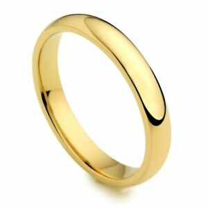 【送料無料】ネックレス イエローゴールドコート18ct yellow gold court wedding ring handmade 2mm4mm heavy...