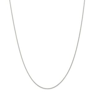 【送料無料】ネックレス 1mm14kホワイトゴールドパリチェーン14 wロブスター3014k white gold 1mm solid parisian wheat chain w lobster clasp 14 30