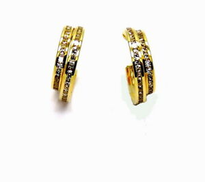楽天hokushin【送料無料】ネックレス　yellow gold earrings 18kt circle doubleyellow gold earrings 18kt circle double