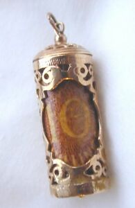 アガット ネックレス（レディース） 【送料無料】ネックレス　most stunning heavy 9ct gold very fancy vintageten shillingcased pendantmost stunning heavy 9ct gold very fancy vintage te