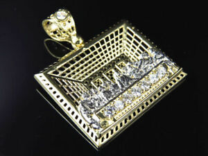 ̵ۥͥå쥹czȡ10kޥڥȥ㡼mens custom handmade 10k multi gold last supper pendant charm with cz stone