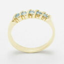 【送料無料】ネックレス z9ctイェローゴールドトパーズwomensエタニティーリングサイズjsolid 9ct yellow gold natural blue topaz womens eternity ring sizes j to z(4)