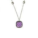 【送料無料】ネックレス oro bianco 75018ktametistacollanacollana in oro bianco 750 18kt con ametista