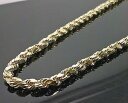 【送料無料】ネックレス 10kイェローゴールドロープ23インチ5mmフランコ10k10k yellow gold mens rope chain 23 inch...
