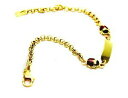 楽天hokushin【送料無料】ネックレス　イェローゴールド18kt2レディーバードbracelet yellow gold 18kt girl 2 ladybirds