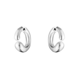 楽天hokushin【送料無料】ネックレス　ゲオルグジェンセンオープンイアリング 634dスターリングgeorg jensen mercy open ear hoop earrings 634d sterling silver