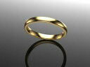 【送料無料】ネックレス 18ctイェローゴールドコートヘビー25mm18ct yellow gold ladies comfort court wedding ...
