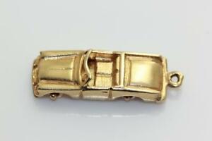 【送料無料】ネックレス　vintage 14kgold 3dアルファromeo convertible car charmsolid antiquevintage 14k gold 3d alfa romeo convertible car charm solid a