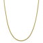 【送料無料】ネックレス　イエローゴールドセミソリッドチェーンロブスタークラスプ14k yellow gold 235mm semi solid 3 wired wheat chain w lobster clasp 16 24