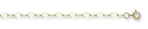 【送料無料】ネックレス イエローゴールドベルチャーチェーンyellow gold b1 oval belcher chain 20